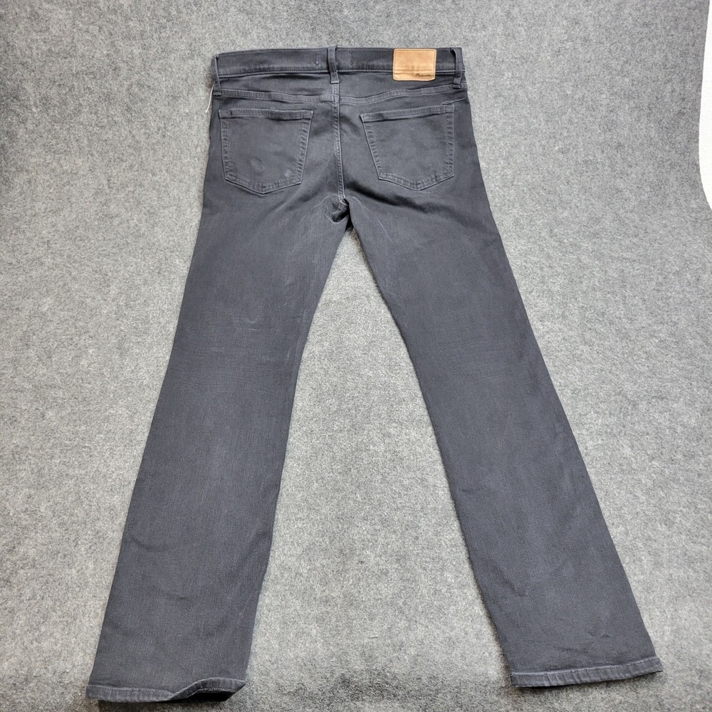 Madewell Jeans Womens 33x34 Black Denim Slim Fit Boho Streetwear Grunge Festival - Picture 3 of 14